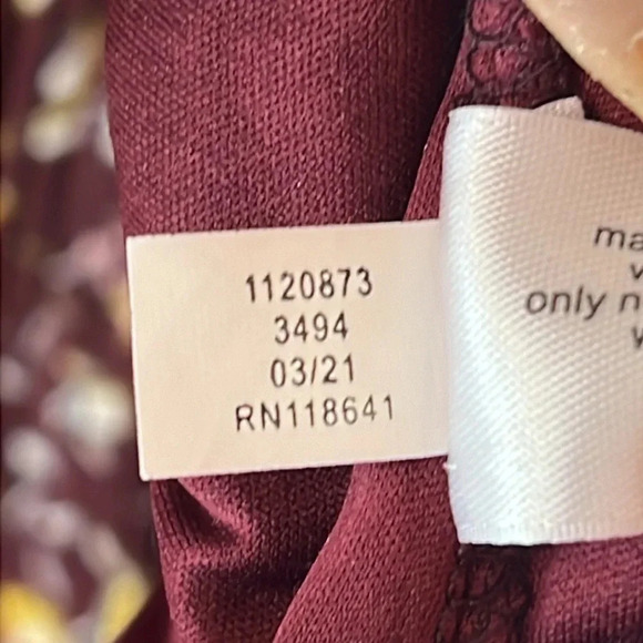 Lane Bryant Sleeveless Floral Accordion Pleated Dress Sz 20 Lined Keyhole Front - Picture 15 of 15